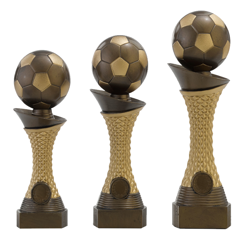 Trofee Voetbal Brons en Goud