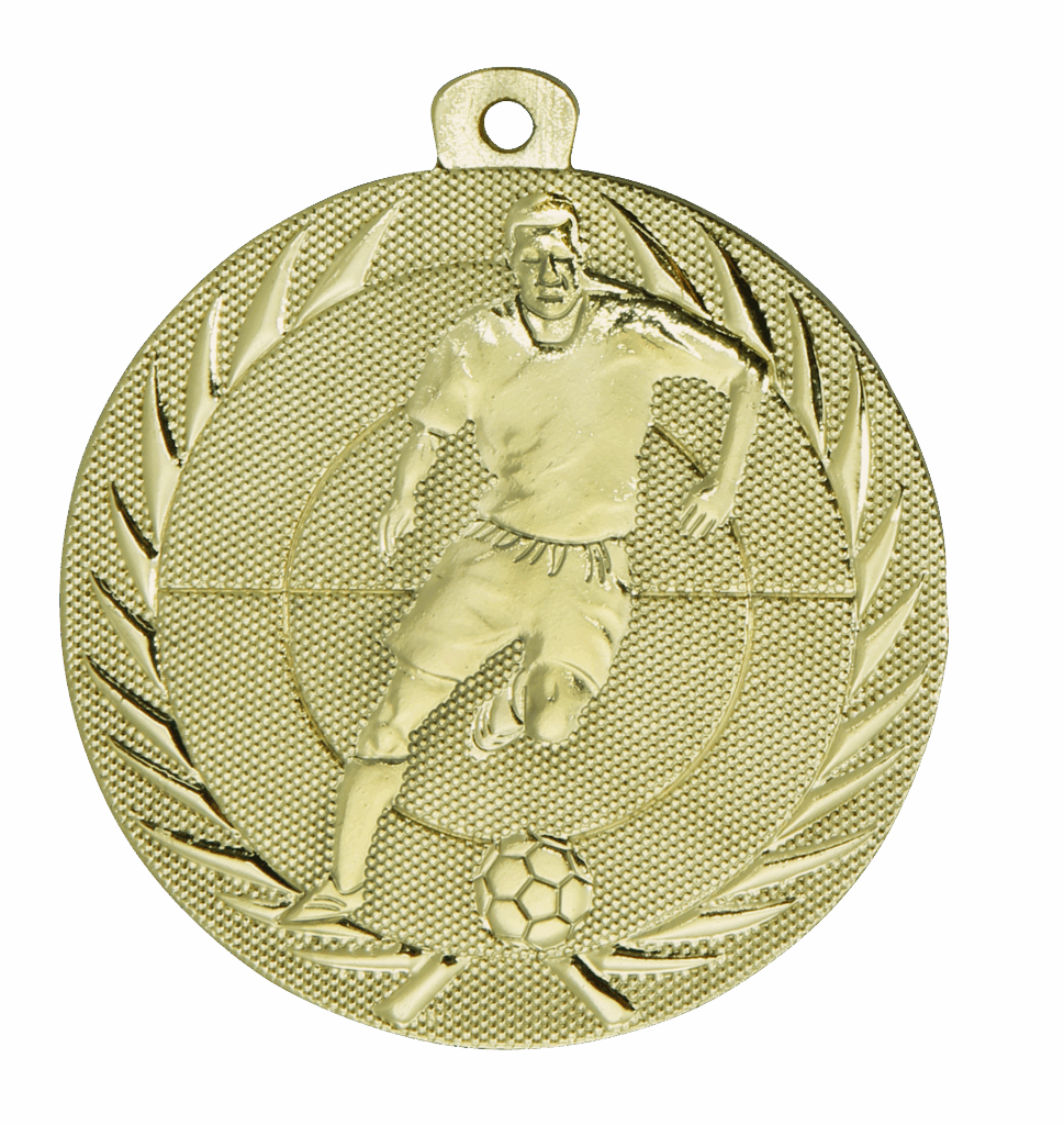 Mooie voetbalmedaille voor winnaars