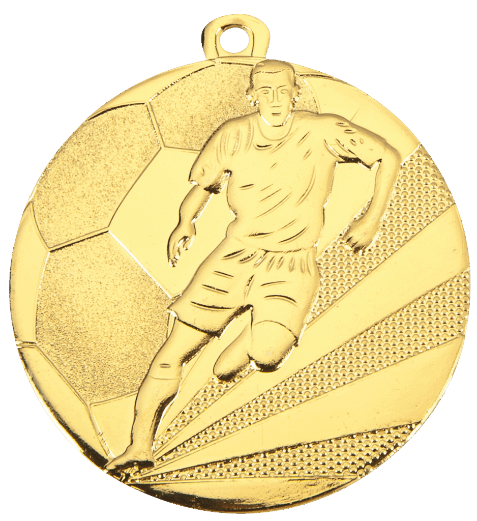 Mooie voetbalmedaille voor winnaars