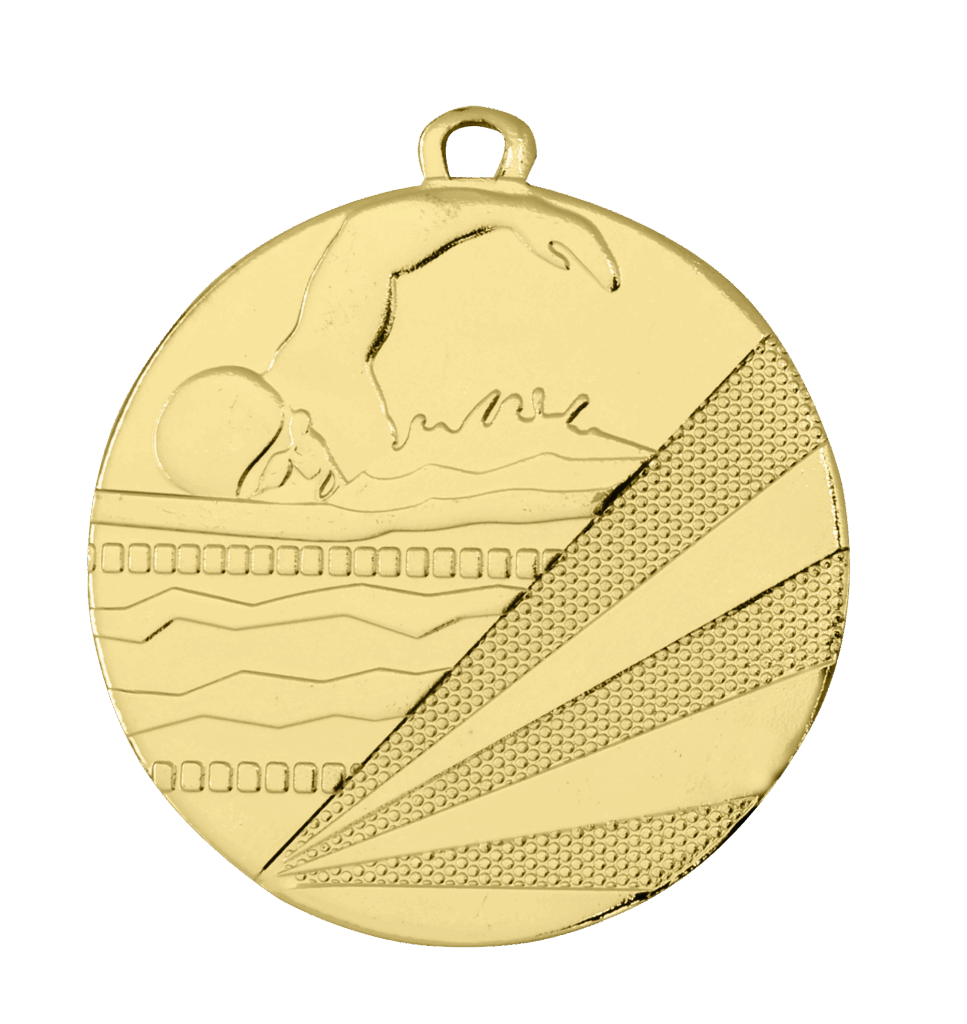 Mooie medaille zwemmen overwinning