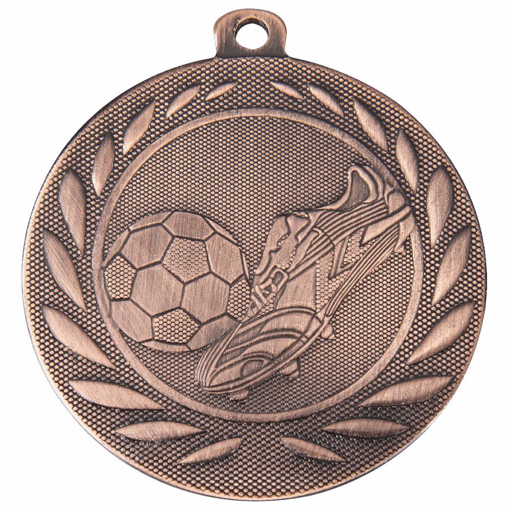 Mooie voetbalmedaille eerbetoon