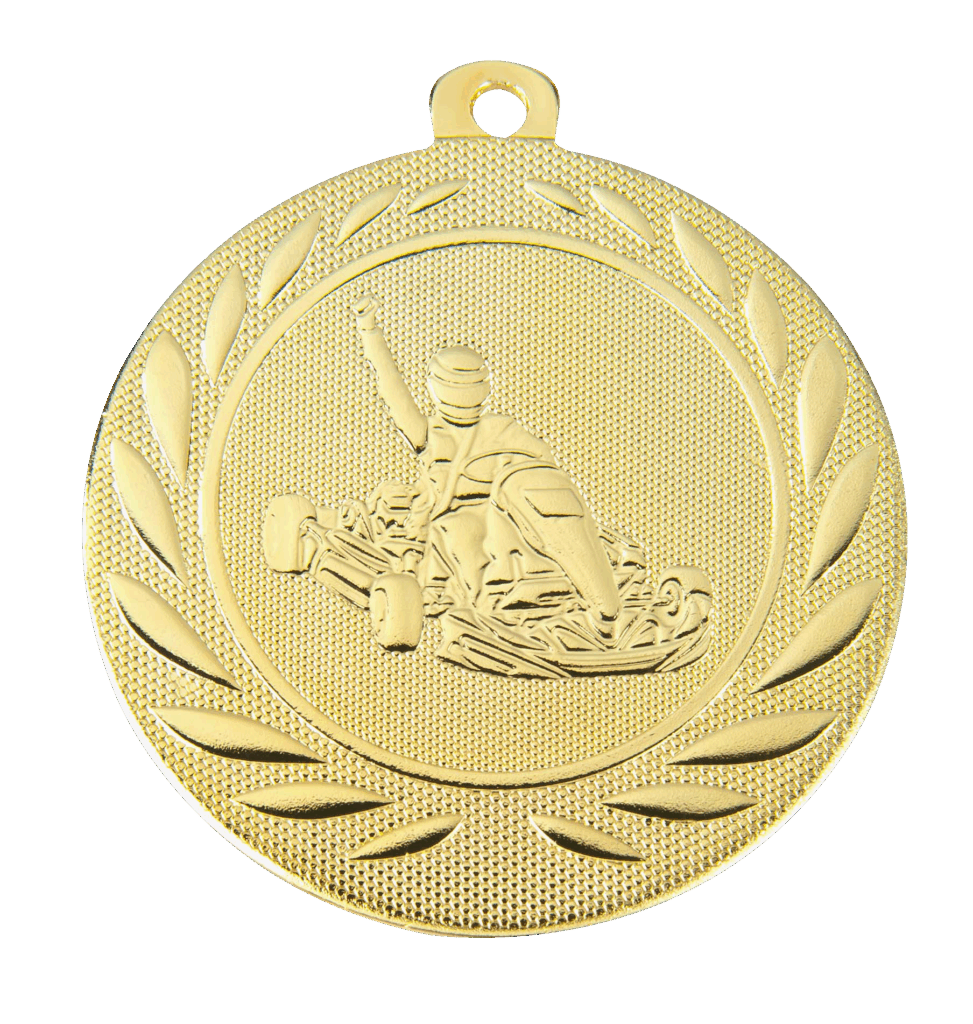 Karting kampioen medaille goud