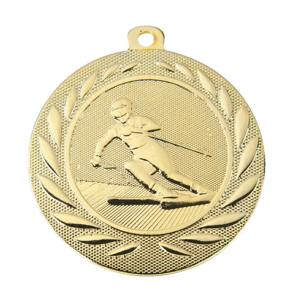 Mooie skiër medaille
