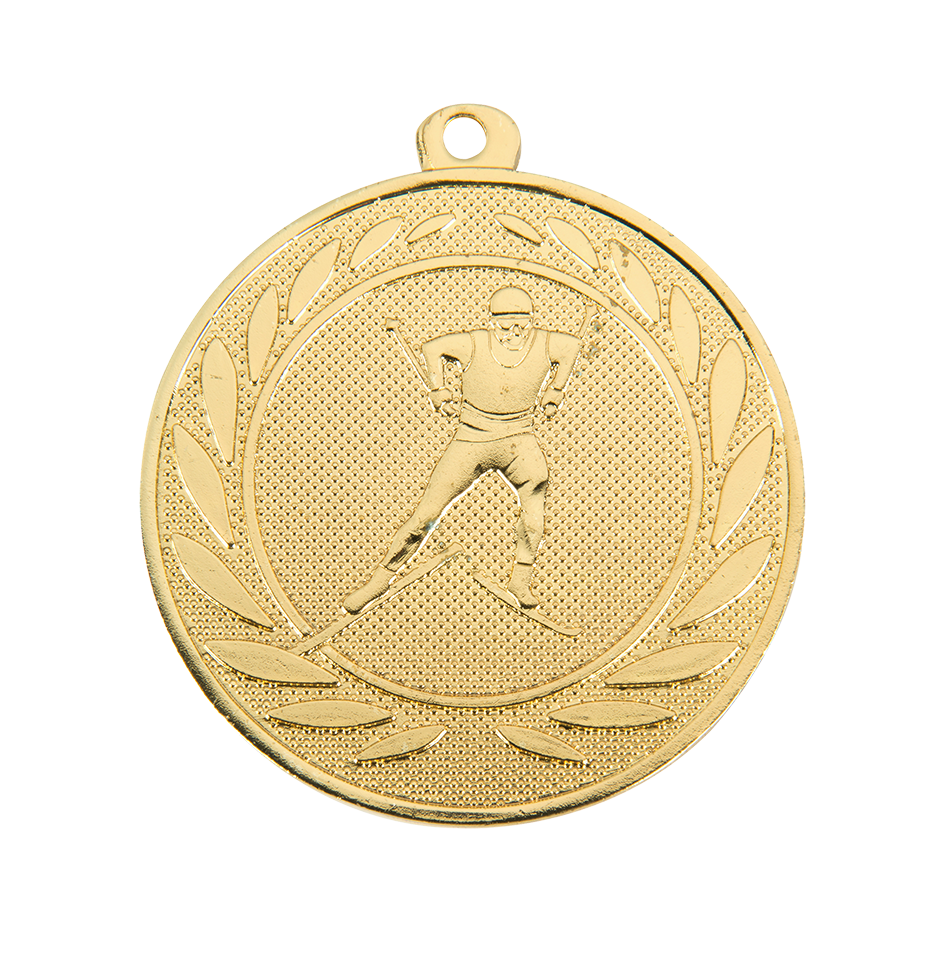 Mooie skiër medaille
