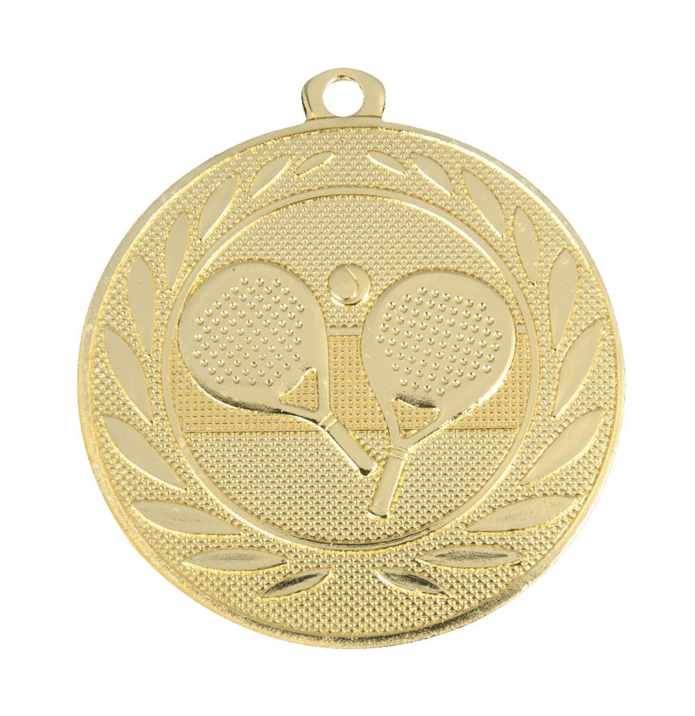 Mooie tennis overwinning medaille