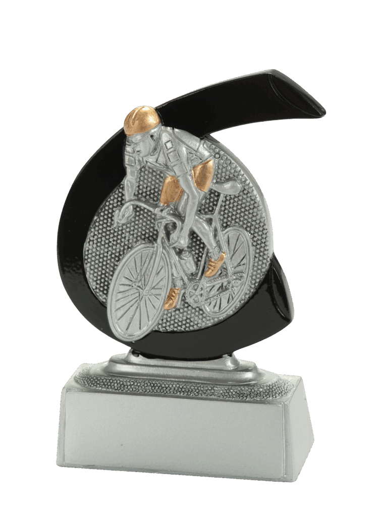 Fietser in actie beeld