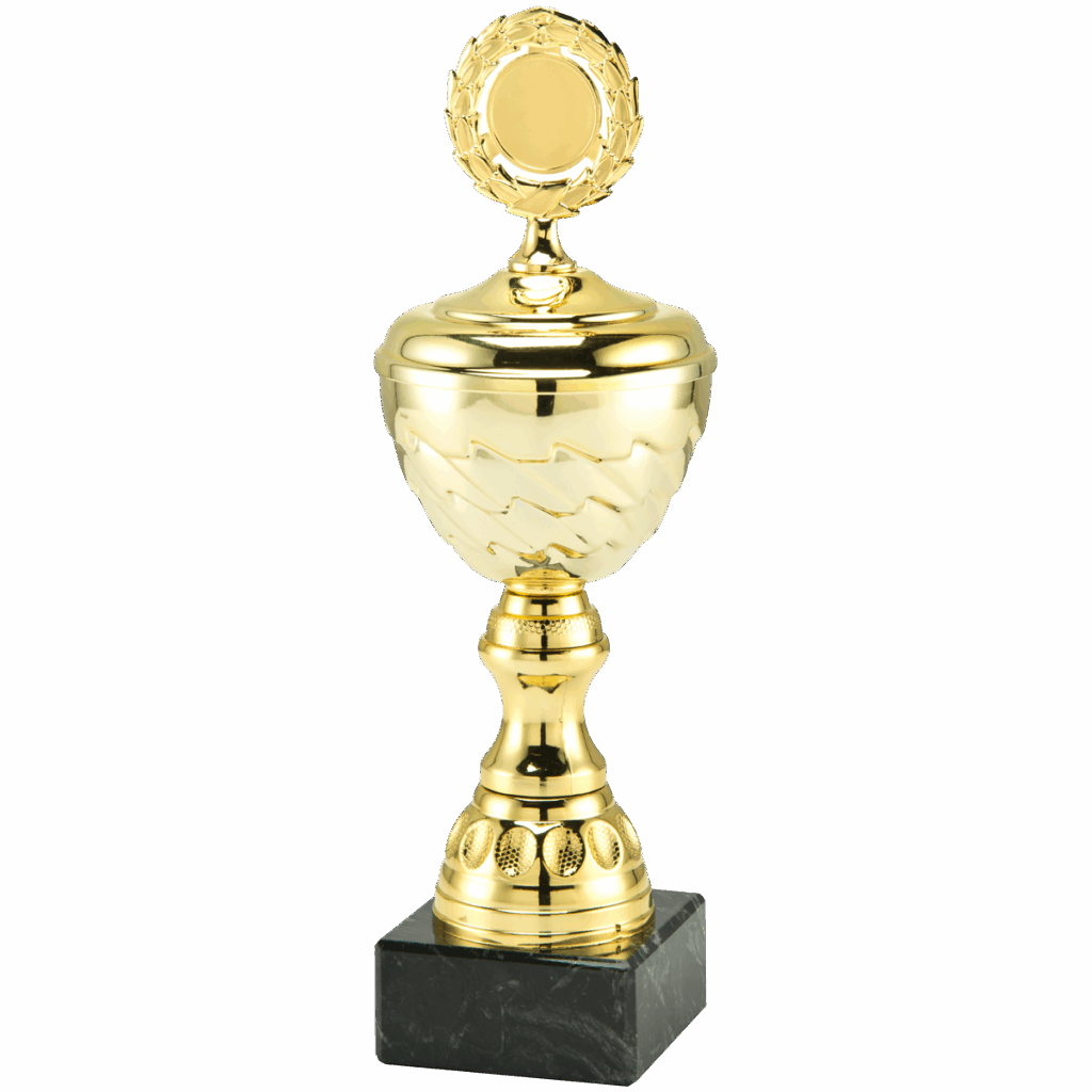 Gouden overwinning bekroning voetbal