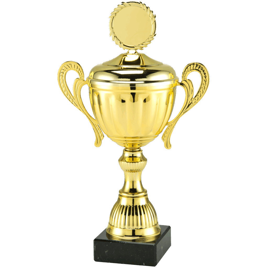 Gouden glorie beker voetbal