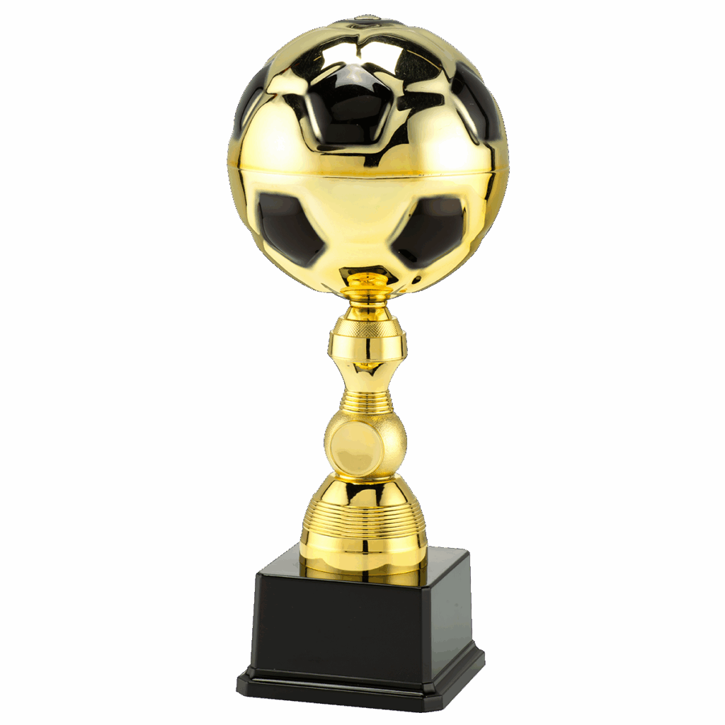 Gouden voetbal eerbetoon beeld