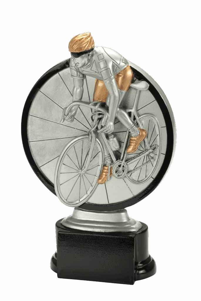 Fietser in actie beeld