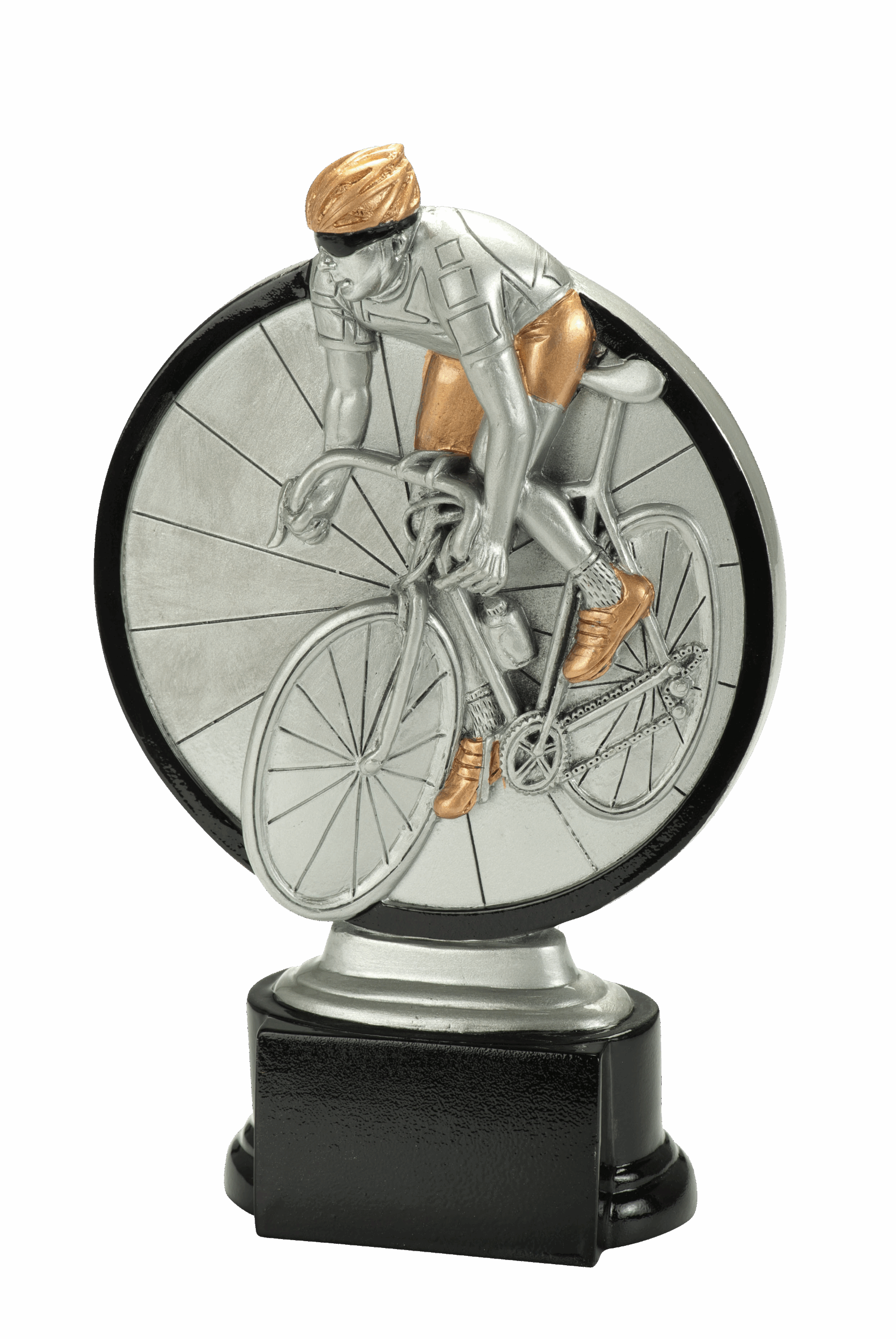 Fietser in actie beeld