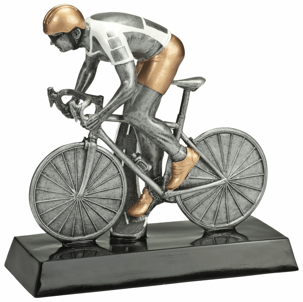 Fietser in actie beeld