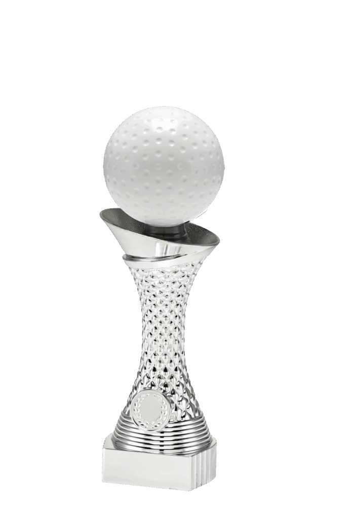 Golf kampioen beeld zilver