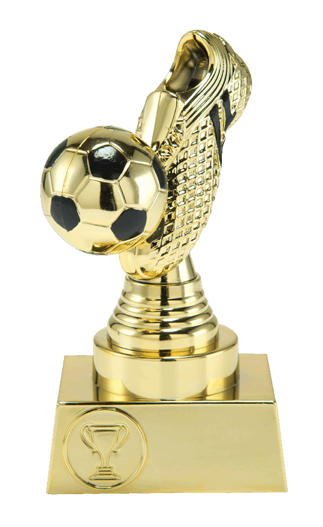 Gouden voetbalprestige beeld