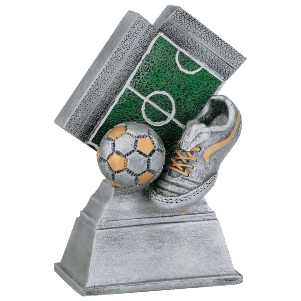 Voetbalveld eerbetoon beeld