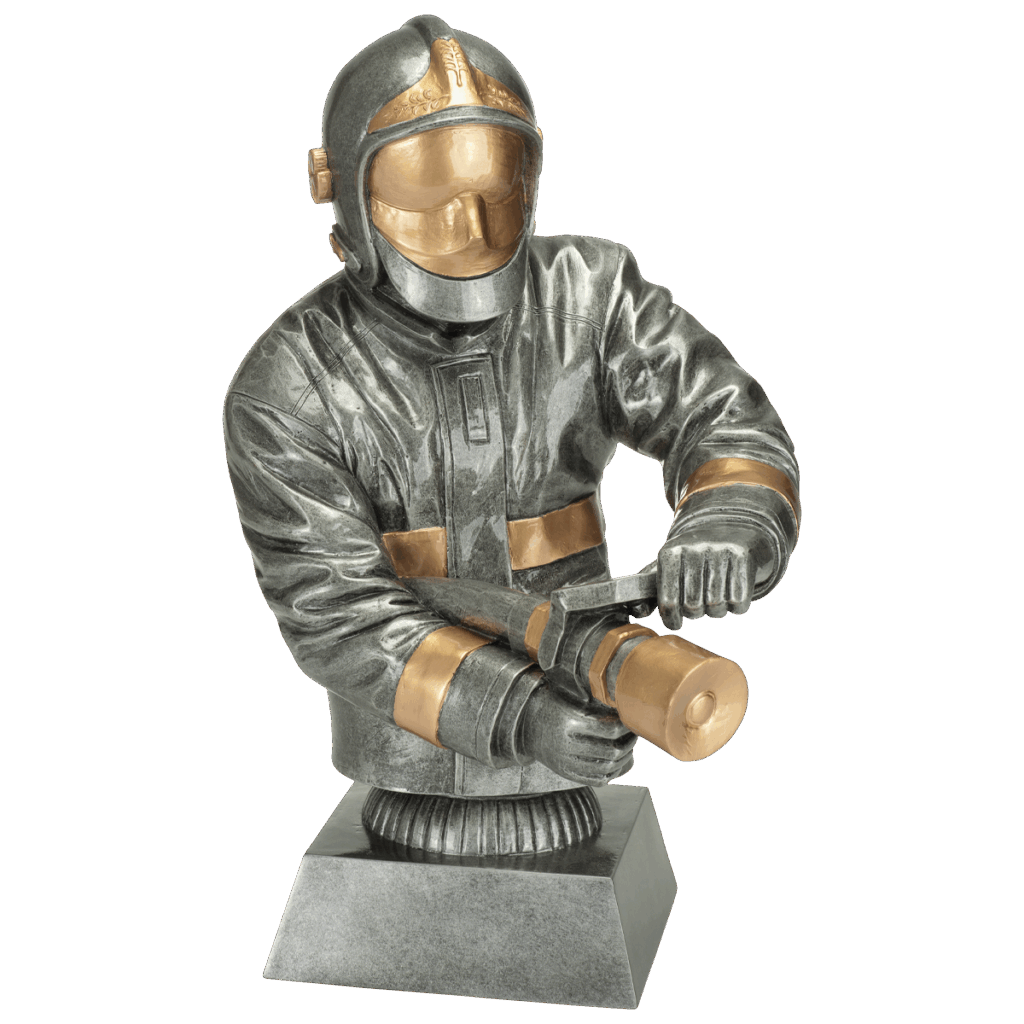 Brandweerheld in actie beeld